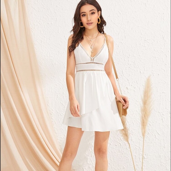 White Mini Dress - Picture 8 of 8